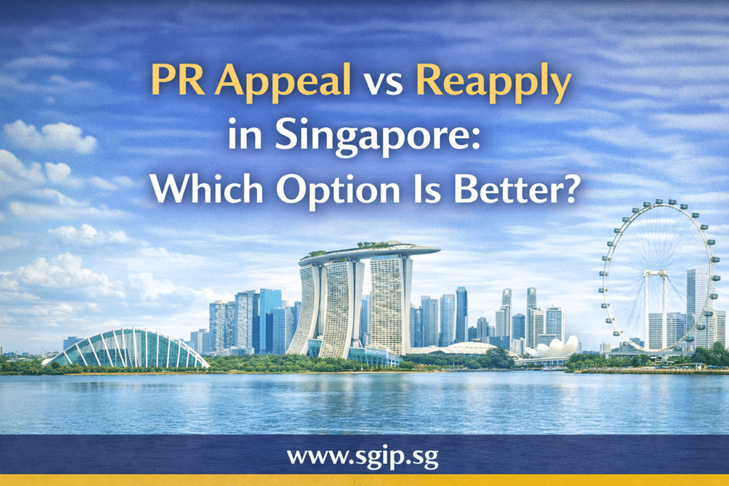 PR appeal vs reapply in Singapore