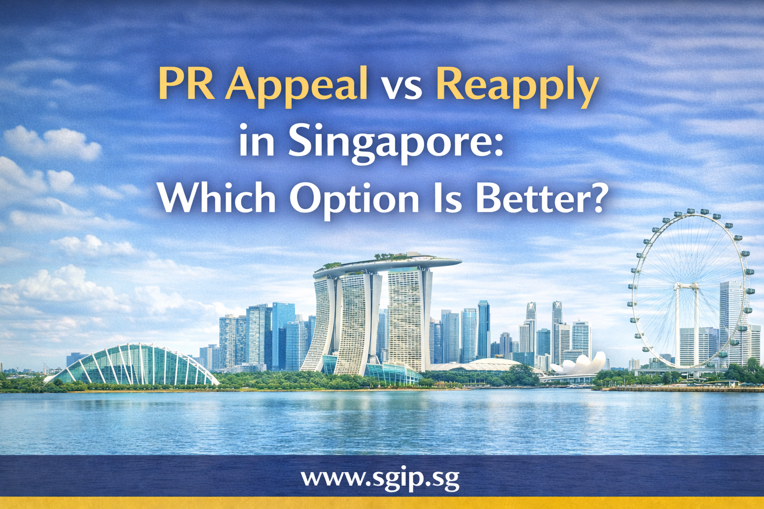 PR appeal vs reapply in Singapore